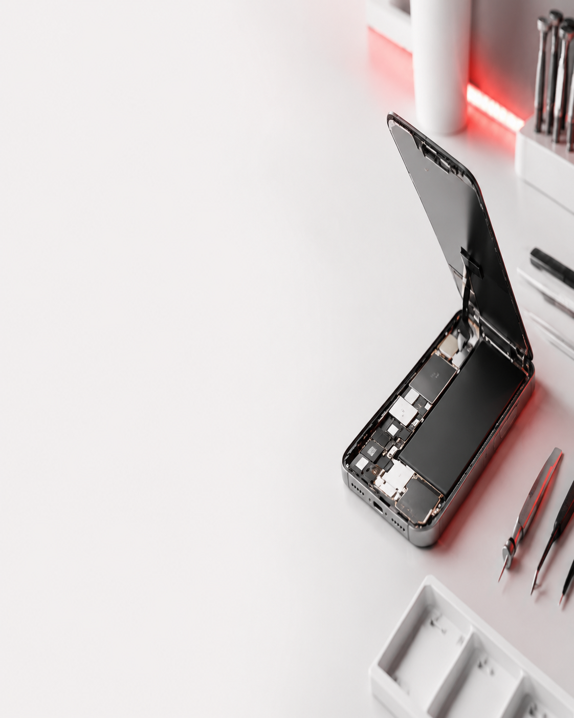 Mobiltelefon för reparation